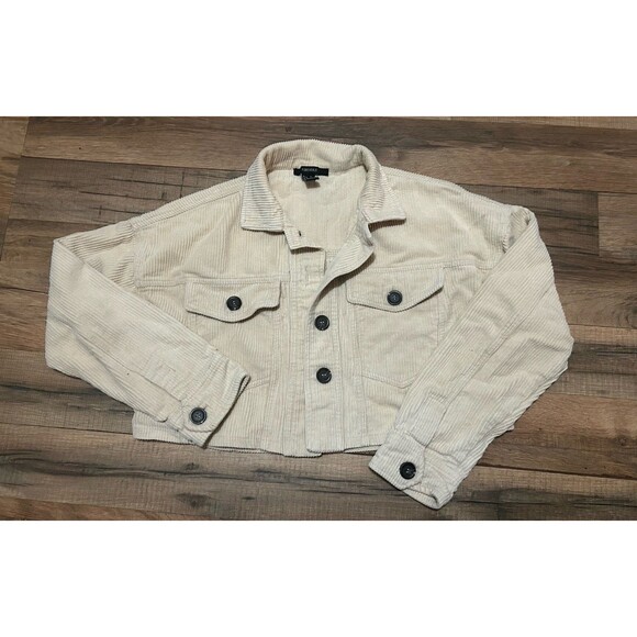 Forever 21 Corduroy Cropped Jacket - Picture 1 of 3